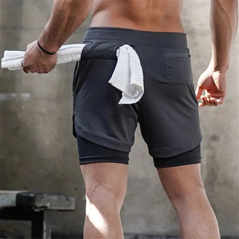 Camo 2-in-1 Running Shorts