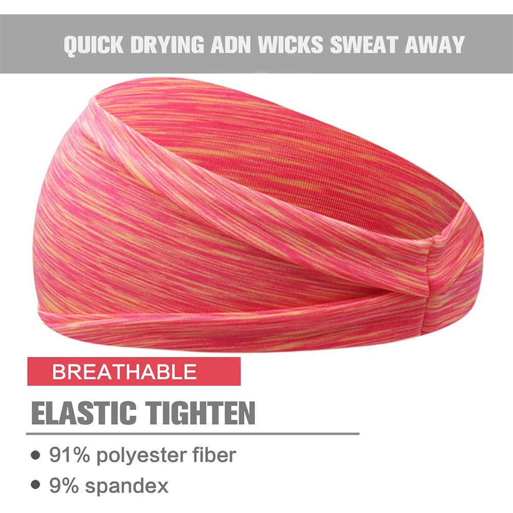 Elastic Sweat Absorbing Headbands