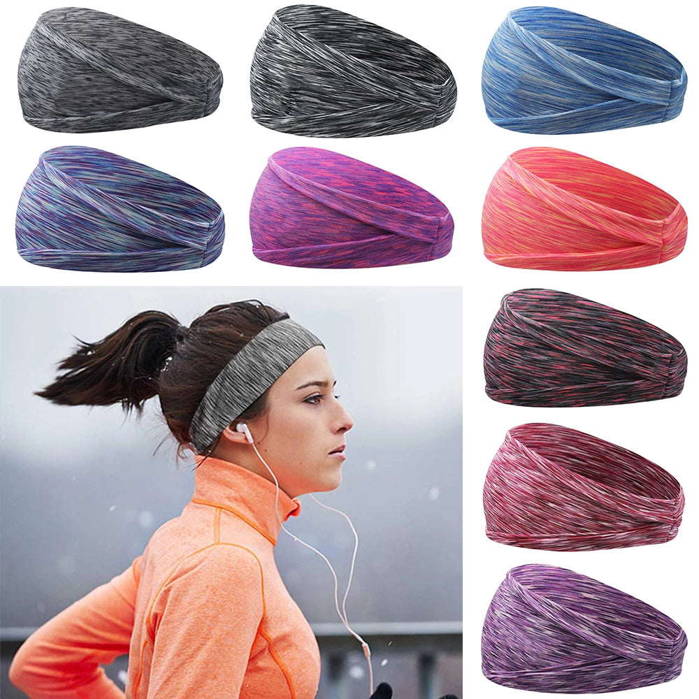 Elastic Sweat Absorbing Headbands