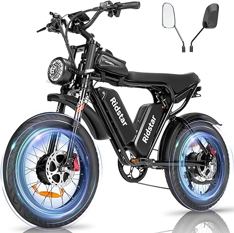 Ridstar® Upgraded Q20Pro 2000W Fat Tire Electric Bicycle