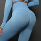 High-Waist Seamless Yoga Leggings