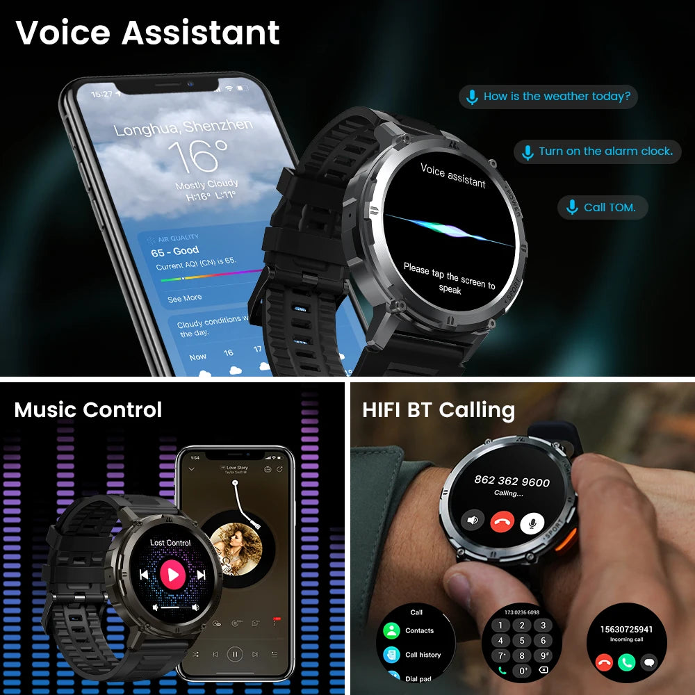 Waterproof T2 Smartwatch