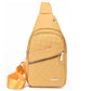 Men’s Pu leather Zipper Crossbody Bag Fanny Pack