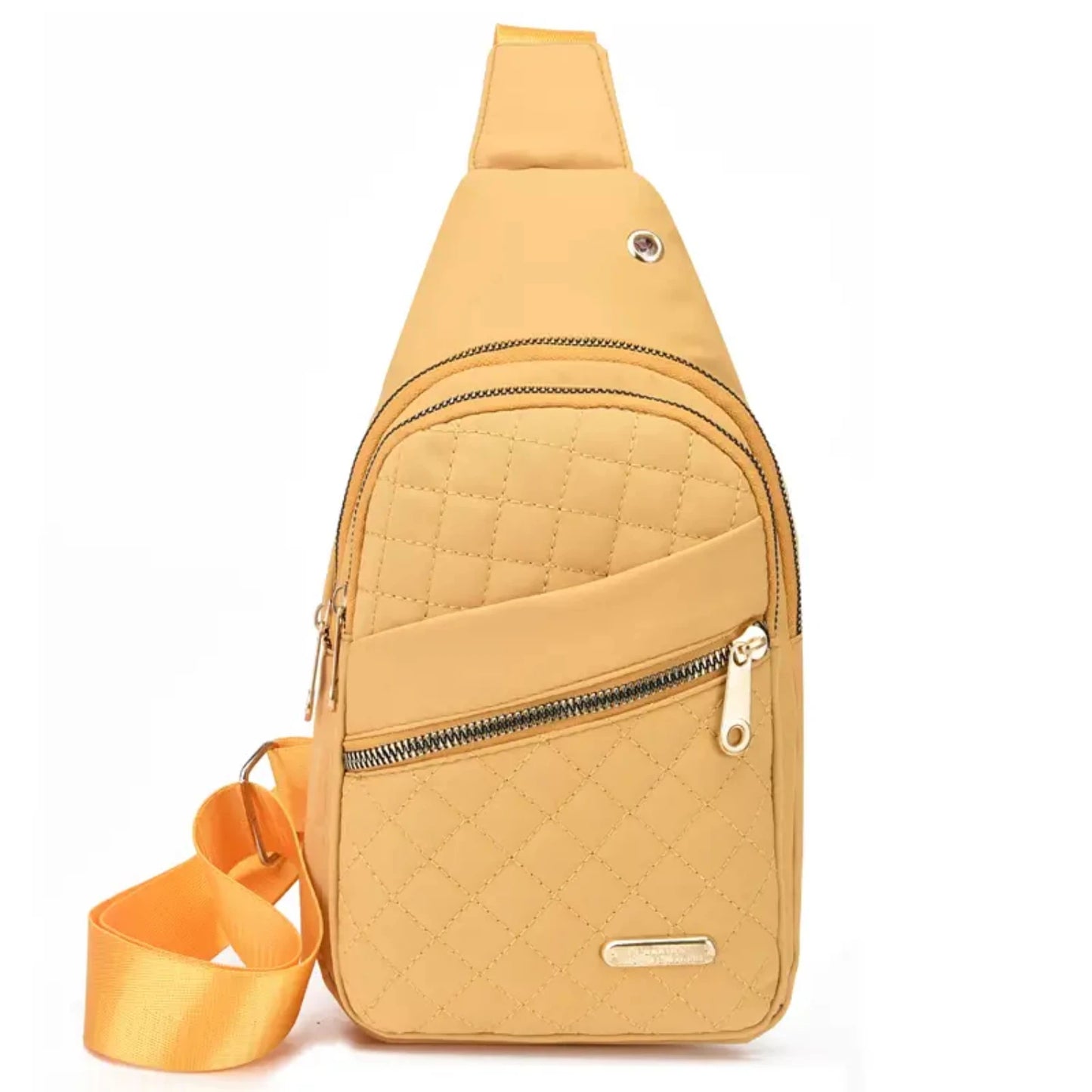 Men’s Pu leather Zipper Crossbody Bag Fanny Pack