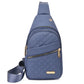 Men’s Pu leather Zipper Crossbody Bag Fanny Pack