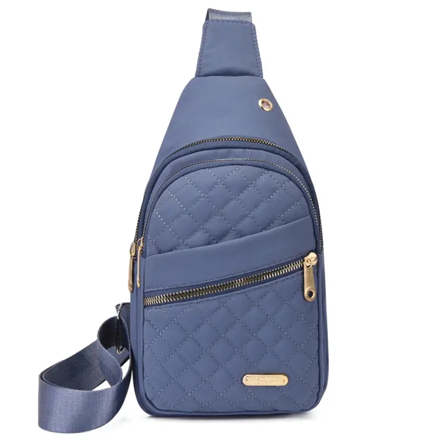 Men’s Pu leather Zipper Crossbody Bag Fanny Pack