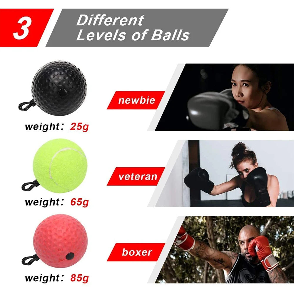 Speed Boxing Reflex Headband Ball