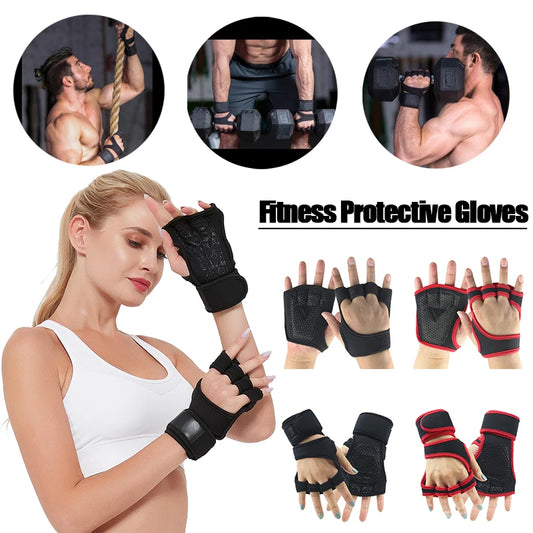 Weightlifting Wrist Protector Gloves