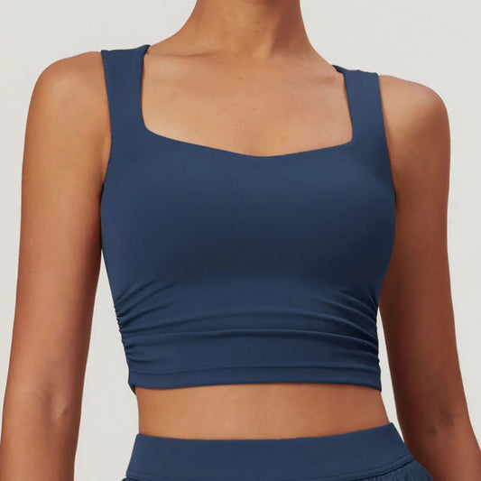 Breathable Yoga Vest Crop Top Sports Bra