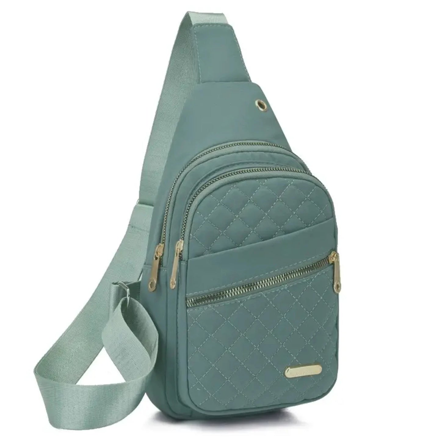 Men’s Pu leather Zipper Crossbody Bag Fanny Pack