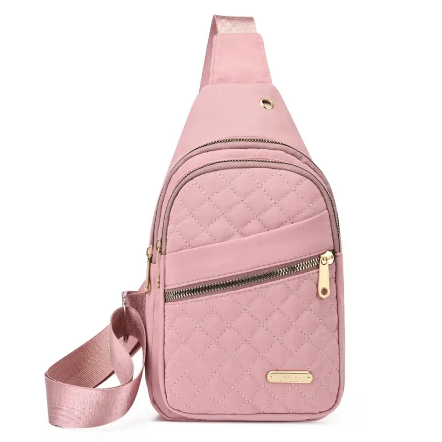 Men’s Pu leather Zipper Crossbody Bag Fanny Pack